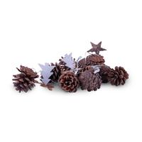 Vánoční světelný řetěz s časovačem 10LED šišk...