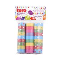 Konfety papírové, barevné, 3 sety