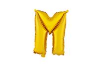 Balónek fóliový TORO písmenko "M" 30cm