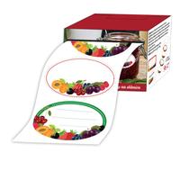 Nálepka na sklenice TORO ovoce 96ks