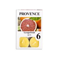 Čajová svíčka PROVENCE 6ks grapefruit