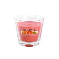 Vonná svíčka ve skle PROVENCE 140g, červený pomeranč