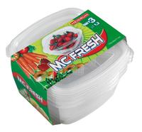 Plastová dóza HEIDRUN McFresh 3ks 1,2l