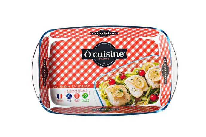 Skleněný pekáč OCUISINE 35x22cm/2,6l., borosi...