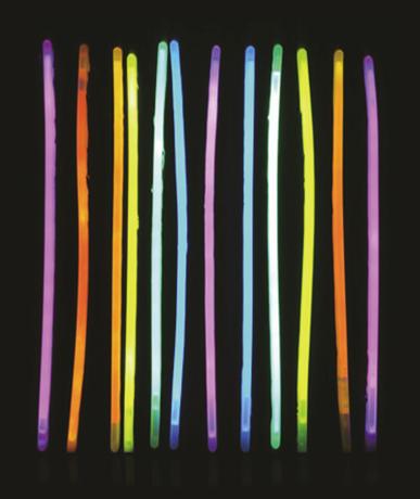 Náramky svítící , 15 ks