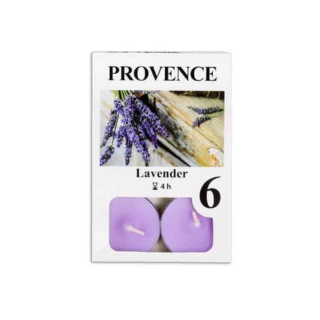 Čajová svíčka PROVENCE 6ks levandule