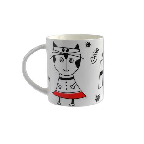 Hrnek zvířátka 350 ml, porcelán,assort