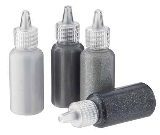 Perlové a gliterové lepidlo 4x20ml MIX barev