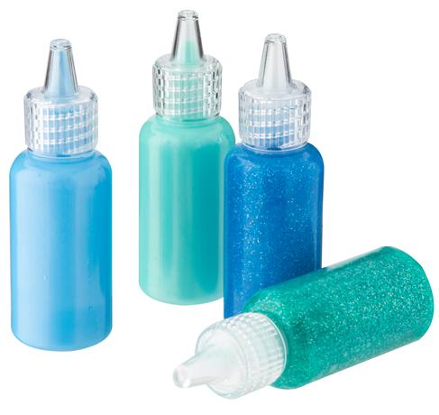 Perlové a gliterové lepidlo 4x20ml MIX barev